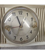 Vtg MOTOROLA 57CS Alarm Clock &amp; AM Tube Radio  35 Watts Works (Read) - $89.95