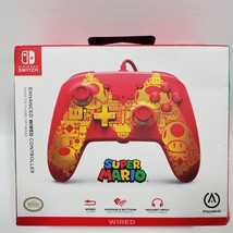 New PowerA Super Mario Enhanced Wired Controller for NIntendo Switch - Free Ship - £12.98 GBP