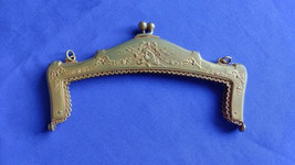 Vintage old  Old Party Purse Frame  golden - £34.27 GBP