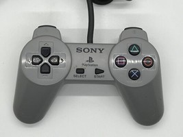 Official Sony PlayStation 1 PS1 PSone Gray Wired Controller SCPH-1080 - £9.71 GBP