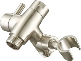 G 1/2 3-Way Bathroom Universal Shower System Replacement Part (Brushed Nickel): - £35.93 GBP