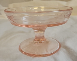 Pink Depression Glass Desert Bowl  M2 - £7.43 GBP