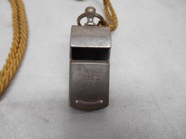Old Vtg Silver Metal Boy Scouts Of America Whistle Bsa Scoutmaster Logo Adverti - £23.72 GBP