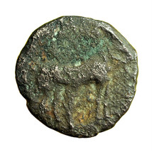 Ancient Greek Coin Carthage Zeugitania AE15mm Tanit / Horse &amp; Palm Tree 01394 - £17.71 GBP