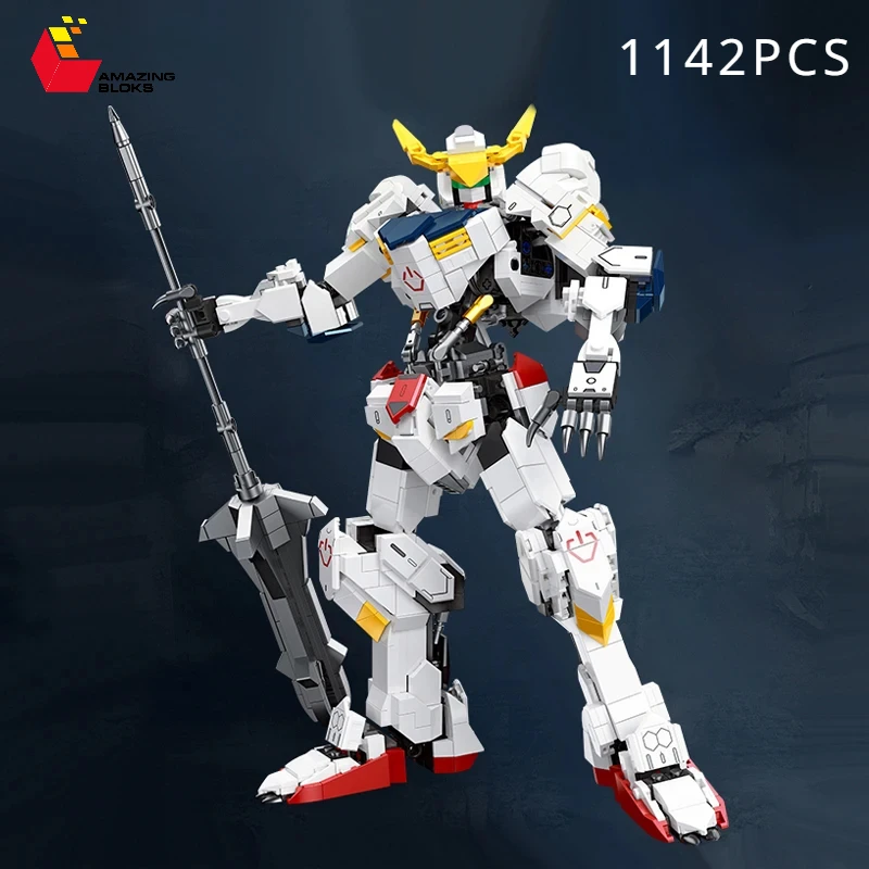 1142PCS Barbatos Robot Model Building Block Classic Japanese Anime Figure - £58.80 GBP