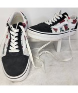 Vans Off The Wall Sk8 Skate Black Red Roses Lace Up Shoes 4.5 MENS / 6.5... - $302.89 MXN