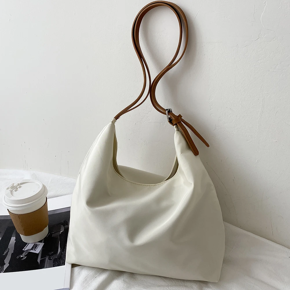 Casual Large Capacity Women  Bags Fashion Ox Cloth Top-handle Bags Simple Solid  - £49.00 GBP