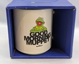 New Disney Typo X Good Morning Muppets Kermit The Frog Coffee Mug Ivory ... - $11.99