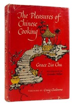 Grace Zia Chu The Pleasures Of Chinese Cooking 1st Edition 2nd Printing - £38.38 GBP