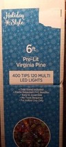 6&#39; Pre-Lit Virginia Pine Christmas Tree - £45.80 GBP