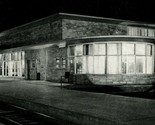 Burlington Iowa IA Rail and Bus Station Graycraft UNP 1940s Postcard - $5.97