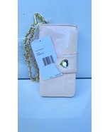 Betsey Johnson Wallet Wristlet  Celly Blush Pink Gold Heart BS00010P - $907.85 MXN
