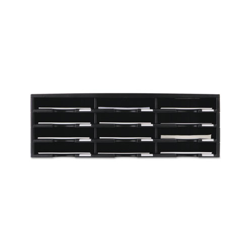 Stx Storex Literature Organizer- 12 Section- 10 .63 x 13 .3 x 31 .4- Black - $153.60