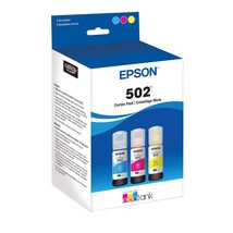 EPSON 502 EcoTank Ink Ultra-high Capacity Bottle Yellow Works with ET-27... - $31.96