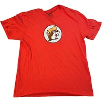 Buc ee’s Red Unisex Cotton Beaver Enjoy the Ride Graphic T-Shirt, Size Large - £14.10 GBP