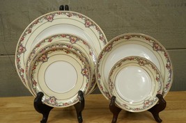 Vintage Fine China Heinrich H&amp;C Selb Bavaria 70366 6PC Dinner Place Setting - £42.93 GBP