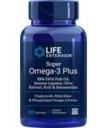 MAKE OFFER! 4 Pack Life Extension Super Omega-3 Plus EPA/DHA Krill Astax... - £121.62 GBP