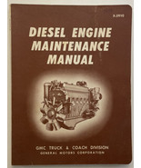1959 Diesel Diesel Engine Maintenance Manual In-line Series 71  X-5910 GMC - £14.90 GBP