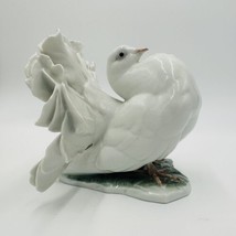Rosenthal Dove Figurine Porcelain White Hand-painted Signed Decor German Art - £183.14 GBP