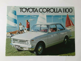 TOYOTA COROLLA 1100 Export Catalog Brochure 1966 Old Goods Super Rare - $244.23