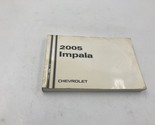 2005 Chevrolet Impala Owners Manual OEM C02B42049 - £24.87 GBP