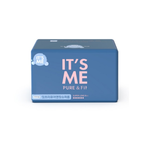 It&#39;s ME Pure &amp; Fit Sanitary Napkins Pad Super Long Wing 6ea 43Cm - $23.39