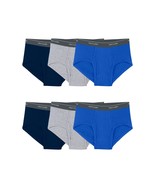 Fruit of the Loom Men&#39;s Fashion Briefs 6-Pack Mid Rise Cotton Size 2XL T... - $25.54 CAD