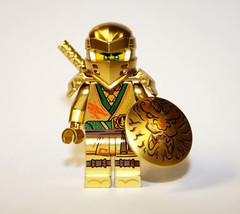 Minifigure Custom Toy Lloyd 10th Anniversary Golden Legacy Ninjago - £5.31 GBP