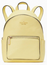 Kate Spade Leila Dome Backpack Yellow Pebbled Leather KB650 NWT $359 Retail FS - £97.75 GBP