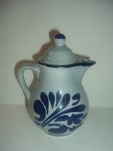 Boch Belgium Grau Blau Teapot Tea Pot - £23.69 GBP
