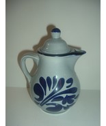 Boch Belgium Grau Blau Teapot Tea Pot