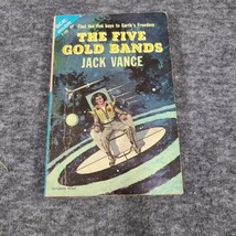 Ace Double The Five Gold Bands The Dragon Masters Jack Vance VTG PB 1962 - $10.46