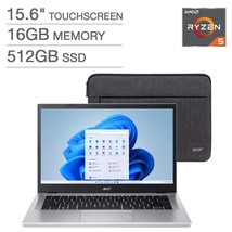 Laptop Acer Aspire 3 Touch Screen 15.6 Full Hd 16GB 512GB Ssd Amd Ryzen 5 ~New~ - £459.62 GBP