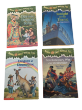 Magic Tree House Books Lot 4 Revolutionary War Titanic Dingoes Summer Reading - £4.77 GBP