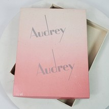 Vintage &#39;Audrey&#39; Hanky Pink Cardboard Box 10x7.5x1 Inch EMPTY - $13.10