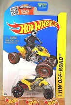 2015 Hot Wheels #84 Hw Off-Road / Motto Sand Stinger Yellow w/Black OROH6 Sp - £7.83 GBP