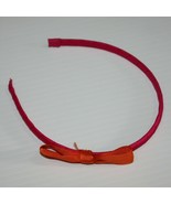 Gymboree Color Happy Girl&#39;s Pink &amp; Orange Ribbon Headband 4 5 6 7 8 9 10... - $5.99