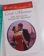 the Sicilian&#39;s innocent mistress by Carole Mortimer harlequin paperback good - £4.68 GBP