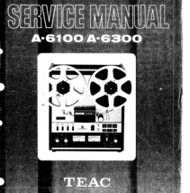 TEAC A-6100/A-6300 Stereo Tape Deck Service Manual Copy 4G USB Stick - $18.75