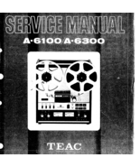 TEAC A-6100/A-6300 Stereo Tape Deck Service Manual Copy 4G USB Stick - $26.55 CAD