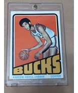1972-73 Topps - Kareem Abdul-Jabbar - #100 Milwaukee Bucks - £67.67 GBP
