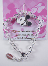 Disney Jewelry Enamel Mickey Face Bracelet - £15.38 GBP