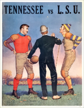 Tennessee Volunteers vs. LSU Football &quot;Coin Flip&quot; (1959) Vintage PROGRAM... - $34.72 CAD