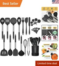 24-Piece Silicone Kitchen Utensils Set - Heat Resistant &amp; Easy to Clean - $80.99