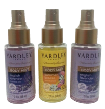 ( Lot 3 ) Yardley London Body Mist 2_English Lavender, 1_Summer Breeze 2 Oz Each - £15.50 GBP
