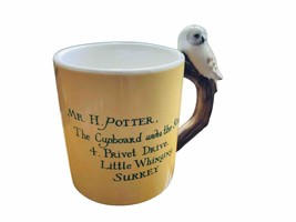 Harry Potter Envelope Ceramic Mug With Sculpted Hedwig Handle Holds 20 Ounces - £22.43 GBP