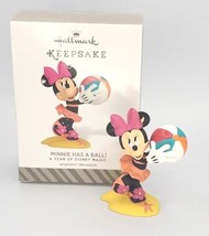 Hallmark Disney Minnie Has a Ball Christmas Ornament 2014 U134 - £10.38 GBP