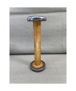Vintage Large Industrial Wooden Spool 9” Tall no Thread Beautiful Shape - €23,76 EUR