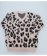Macaron Animal Print Oversized Sweater Size Small - $27.44 CAD
