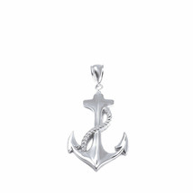 Hawaiian Anchor Rope Charm Pendant Small 11.45MM Summer Sale Women&#39;s Day Gift - £42.69 GBP